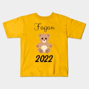 Fagan Family 2022 Black Kids T-Shirt